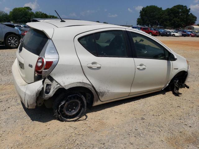 JTDKDTB37D1050805 - 2013 TOYOTA PRIUS C WHITE photo 3