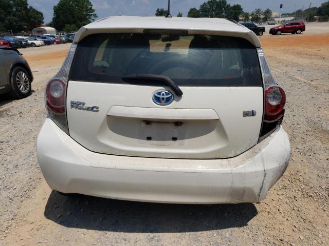 JTDKDTB37D1050805 - 2013 TOYOTA PRIUS C თეთრი ფოტო 6