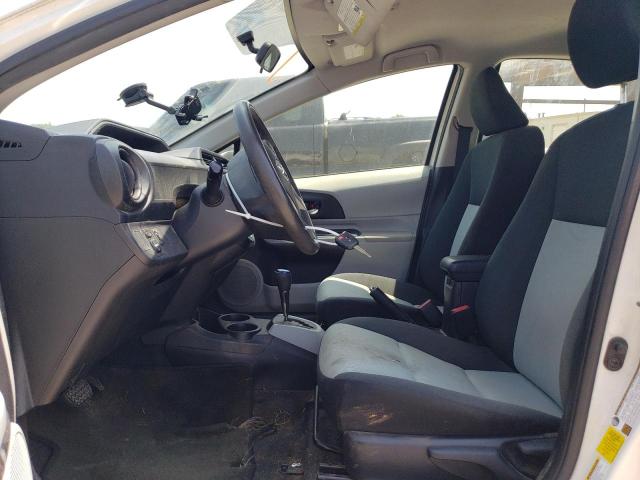 JTDKDTB37D1050805 - 2013 TOYOTA PRIUS C თეთრი ფოტო 7