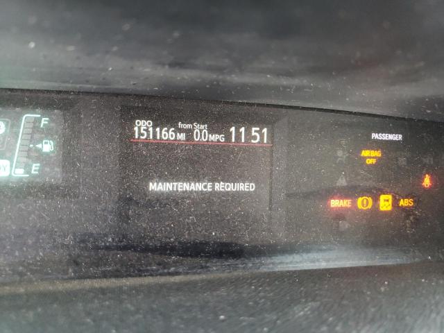 JTDKDTB37D1050805 - 2013 TOYOTA PRIUS C თეთრი ფოტო 9