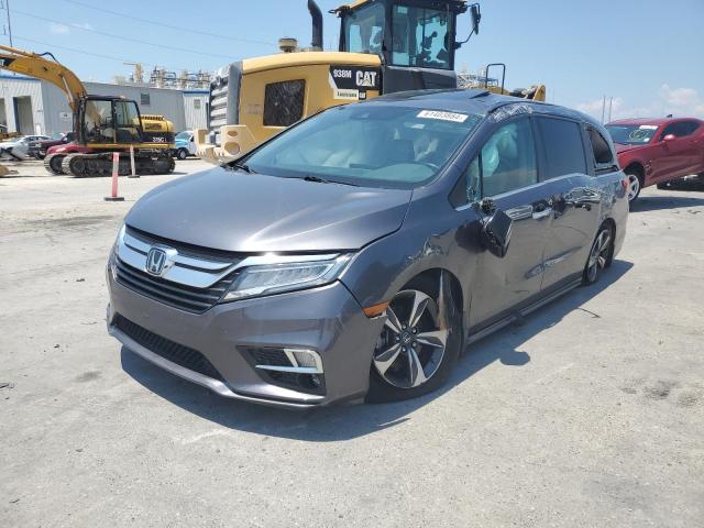 5FNRL6H84KB060976 - 2019 HONDA ODYSSEY TOURING GRAY photo 1