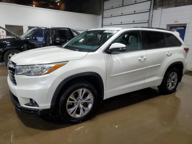 5TDJKRFH4FS137948 - 2015 TOYOTA HIGHLANDER XLE Սպիտակ լուսանկար 1