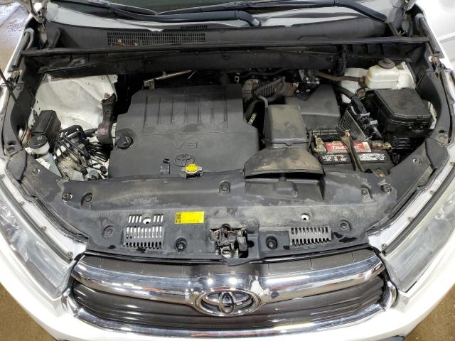 5TDJKRFH4FS137948 - 2015 TOYOTA HIGHLANDER XLE Սպիտակ լուսանկար 12