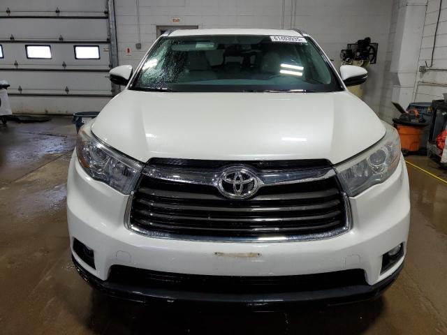5TDJKRFH4FS137948 - 2015 TOYOTA HIGHLANDER XLE Սպիտակ լուսանկար 5