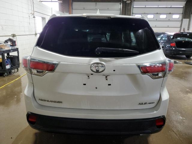 5TDJKRFH4FS137948 - 2015 TOYOTA HIGHLANDER XLE Սպիտակ լուսանկար 6