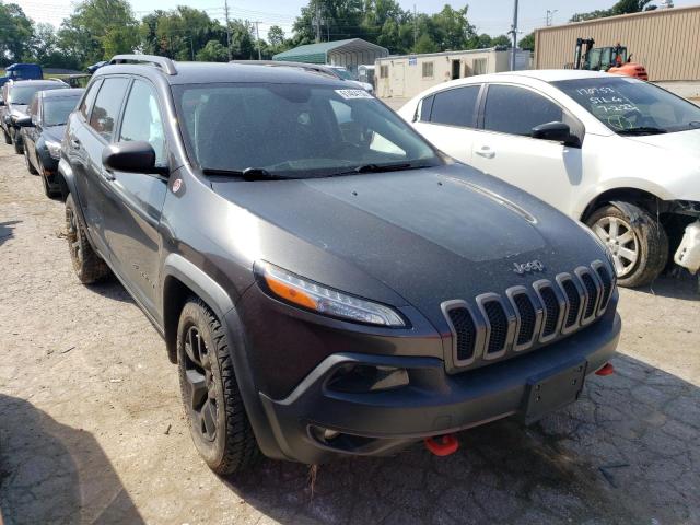 1C4PJMBS7GW110892 - 2016 JEEP CHEROKEE TRAILHAWK GRAY photo 4