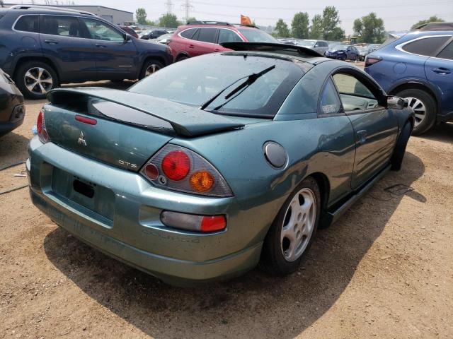 4A3AC74H85E002977 - 2005 MITSUBISHI ECLIPSE GTS TURQUOISE photo 3