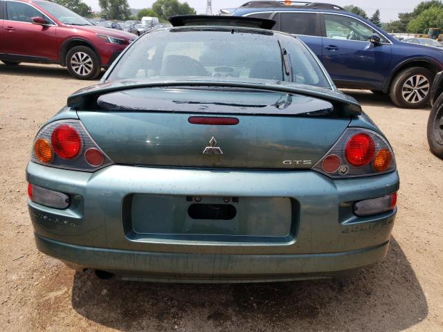 4A3AC74H85E002977 - 2005 MITSUBISHI ECLIPSE GTS TURQUOISE photo 6