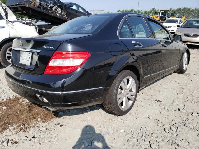 WDDGF8BB1BR181186 - 2011 MERCEDES-BENZ C300 300 4MATIC BLACK photo 3