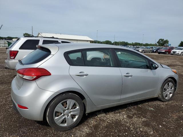 KNAFK5A84G5601380 - 2016 KIA FORTE LX SILVER photo 3