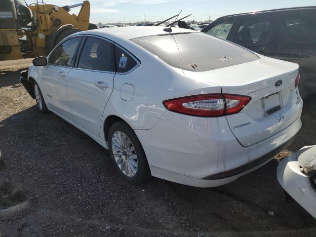 3FA6P0LU7DR370927 - 2013 FORD FUSION SE HYBRID WHITE photo 3