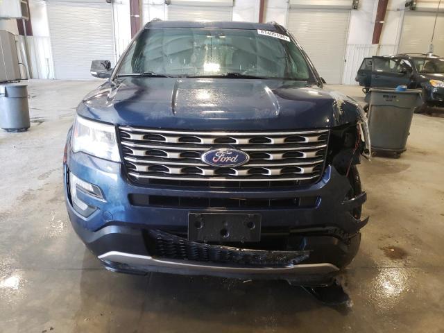 1FM5K8D80HGA60308 - 2017 FORD EXPLORER XLT BLUE photo 5