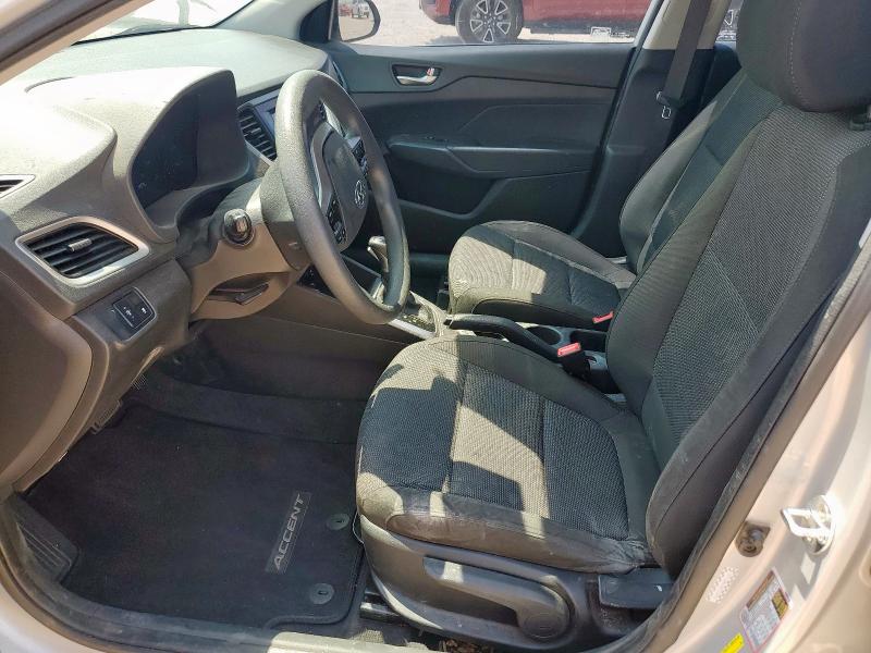 3KPC24A6XNE154943 - 2022 HYUNDAI ACCENT SE 银色 照片 7