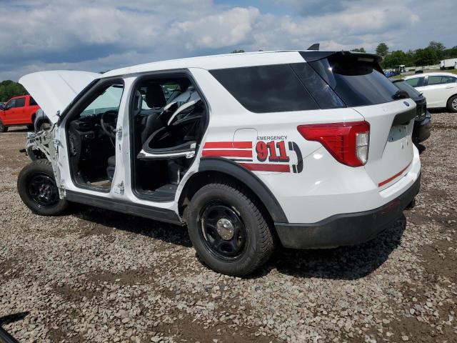 1FM5K8AB5NGA33374 - 2022 FORD EXPLORER POLICE INTERCEPTOR 白色 照片 2