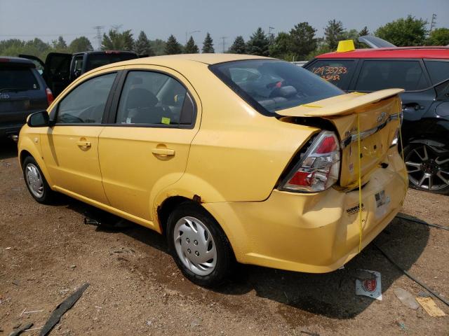 KL1TD56608B051869 - 2008 CHEVROLET AVEO BASE Sarı foto 2