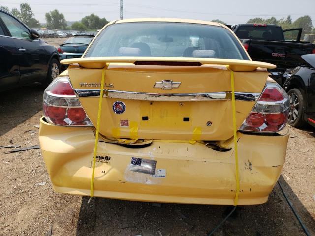 KL1TD56608B051869 - 2008 CHEVROLET AVEO BASE Sarı foto 6