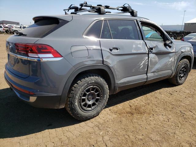 1V21E2CA8LC215438 - 2020 VOLKSWAGEN ATLAS CROS SE ნაცრისფერი ფოტო 3