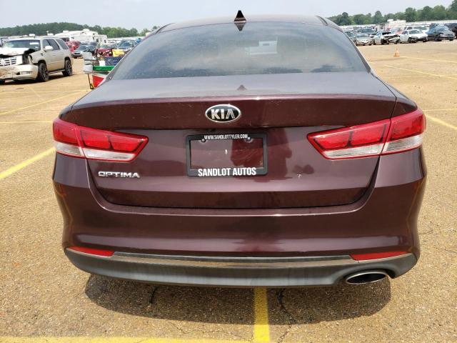 5XXGT4L35GG059802 - 2016 KIA OPTIMA LX BURGUNDY photo 6