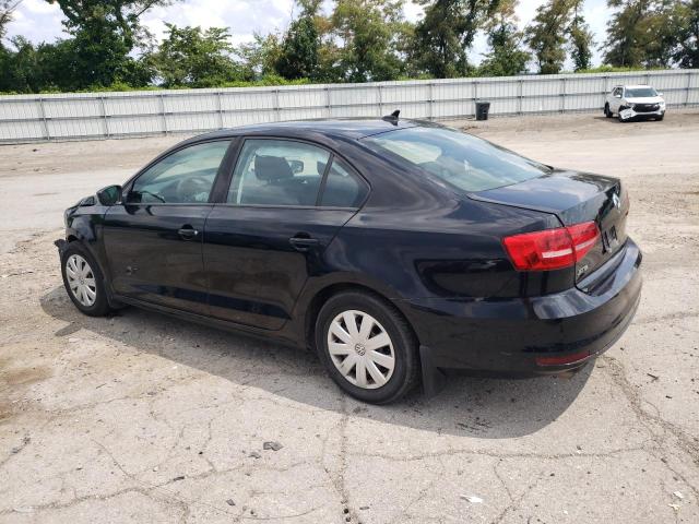 3VW2K7AJ7FM411434 - 2015 VOLKSWAGEN JETTA BASE Schwarz Foto 2