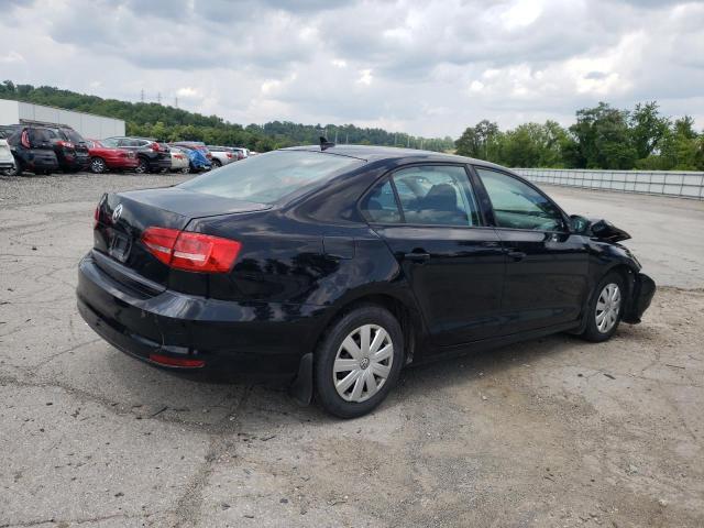 3VW2K7AJ7FM411434 - 2015 VOLKSWAGEN JETTA BASE Schwarz Foto 3