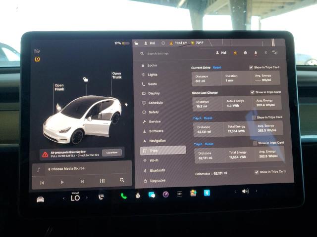 7SAYGDEF0NF344376 - 2022 TESLA MODEL Y 白色 照片 9