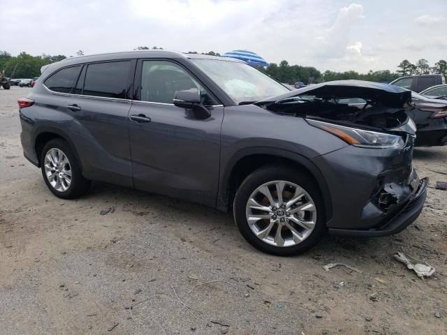 5TDYARAH0PS521414 - 2023 TOYOTA HIGHLANDER HYBRID LIMITED GRAY photo 4