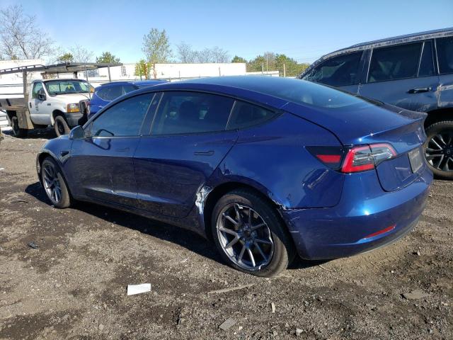 5YJ3E1EA3MF045883 - 2021 TESLA MODEL 3 BLUE photo 2