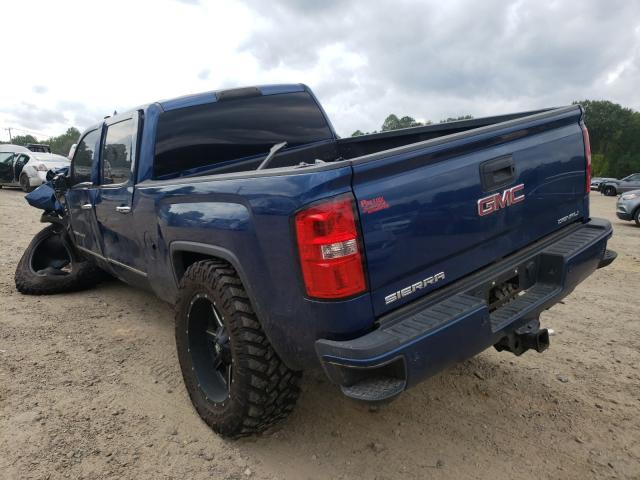 1GT12UE83GF227923 - 2016 GMC SIERRA K2500 DENALI BLUE photo 3