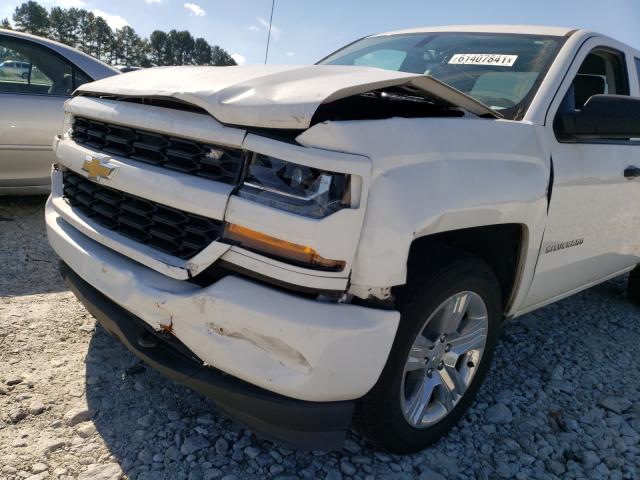 1GCRCPECXJZ289444 - 2018 CHEVROLET SILVERADO C1500 CUSTOM WHITE photo 9