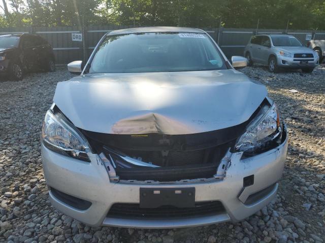 3N1AB7AP7FY322588 - 2015 NISSAN SENTRA S SILVER photo 5