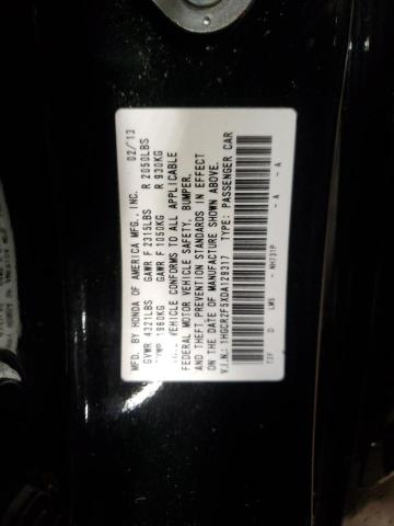 1HGCR2F5XDA129317 - 2013 HONDA ACCORD SPORT Schwarz Foto 12