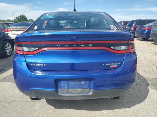 1C3CDFCH0DD296209 - 2013 DODGE DART LIMITED BLUE photo 6