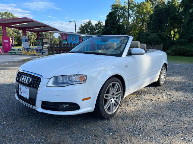 WAUAF48H49K011375 - 2009 AUDI A4 2.0T CABRIOLET WHITE photo 2