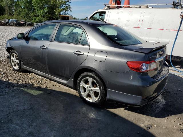 2T1BU4EE9BC601134 - 2011 TOYOTA COROLLA BASE GRAY photo 2