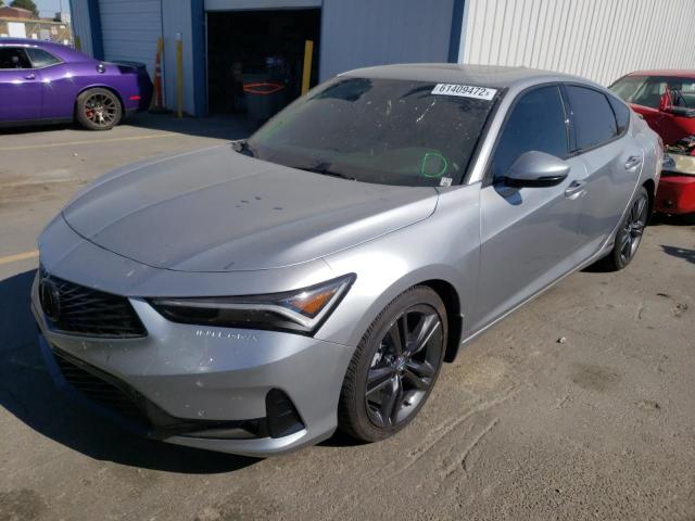 19UDE4G76PA002872 - 2023 ACURA INTEGRA A-SPEC TECH SILVER photo 2