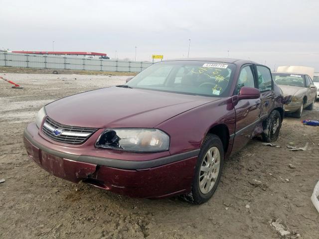 2G1WF52E839362871 - 2003 CHEVROLET IMPALA  photo 2