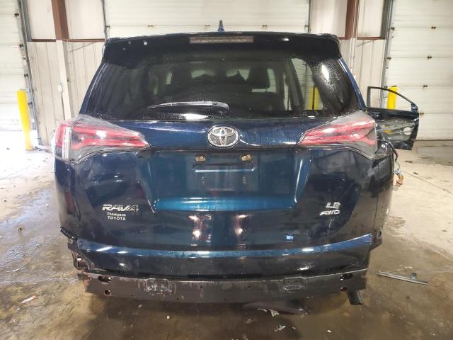 JTMBFREVXJJ727125 - 2018 TOYOTA RAV4 LE BLUE photo 6