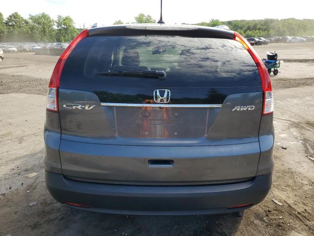 2HKRM4H76DH675963 - 2013 HONDA CR-V EXL GRAY photo 6