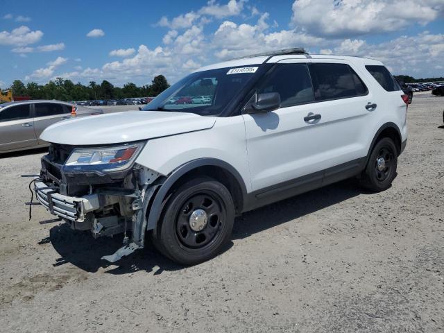 1FM5K8AR2KGB22411 - 2019 FORD EXPLORER POLICE INTERCEPTOR WHITE photo 1
