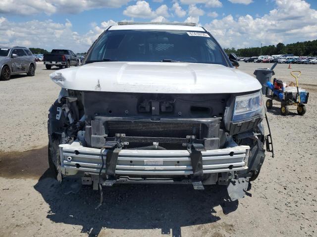 1FM5K8AR2KGB22411 - 2019 FORD EXPLORER POLICE INTERCEPTOR WHITE photo 5