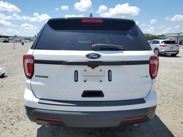 1FM5K8AR2KGB22411 - 2019 FORD EXPLORER POLICE INTERCEPTOR WHITE photo 6