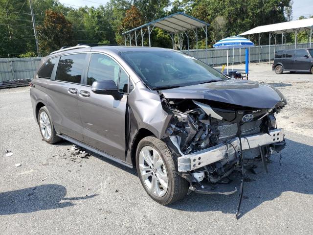 5TDERKEC3NS095376 - 2022 TOYOTA SIENNA LIMITED BROWN photo 4