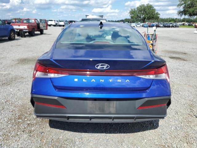 KMHLL4DG9RU651406 - 2024 HYUNDAI ELANTRA SE BLUE photo 6