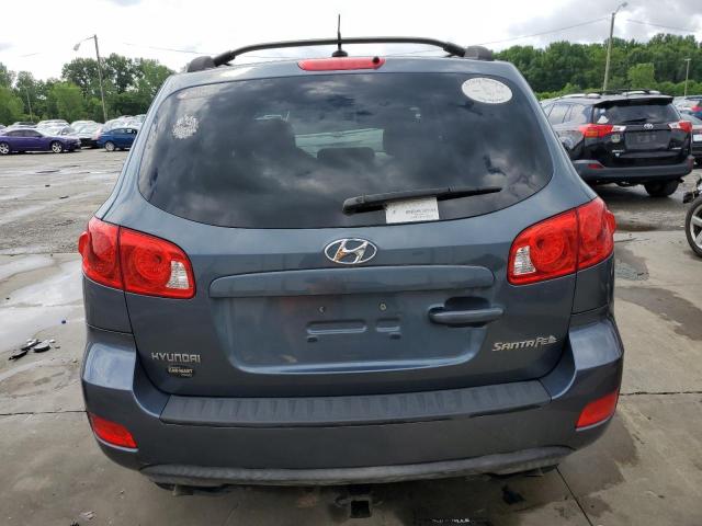 5NMSG13D39H279241 - 2009 HYUNDAI SANTA FE GLS BLUE photo 6