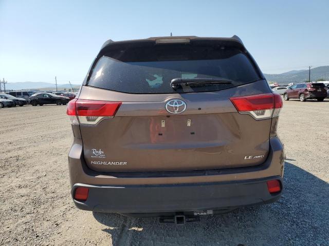 5TDBZRFH2JS912322 - 2018 TOYOTA HIGHLANDER LE TAN photo 6