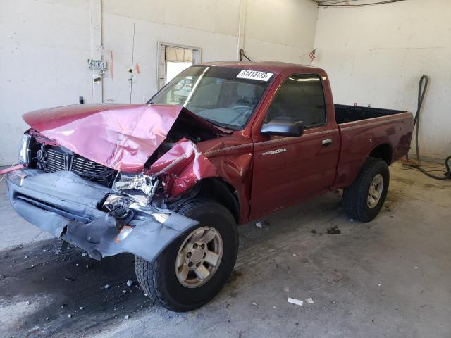 4TANM92NXYZ603905 - 2000 TOYOTA TACOMA PRERUNNER BURGUNDY photo 1