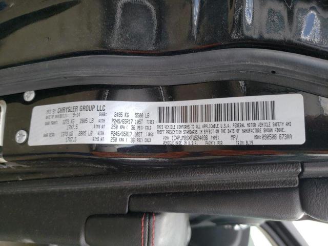 1C4PJMBSXFW524036 - 2015 JEEP CHEROKEE TRAILHAWK BLACK photo 13