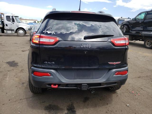 1C4PJMBSXFW524036 - 2015 JEEP CHEROKEE TRAILHAWK BLACK photo 6