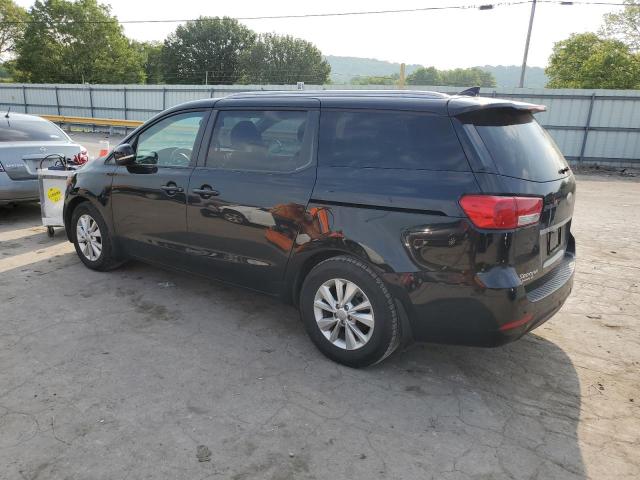 KNDMB5C12H6329028 - 2017 KIA SEDONA LX BLACK photo 2