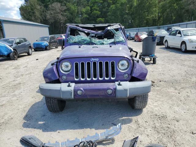 1C4BJWEGXJL822934 - 2018 JEEP WRANGLER U SAHARA იასამნისფერი ფოტო 5